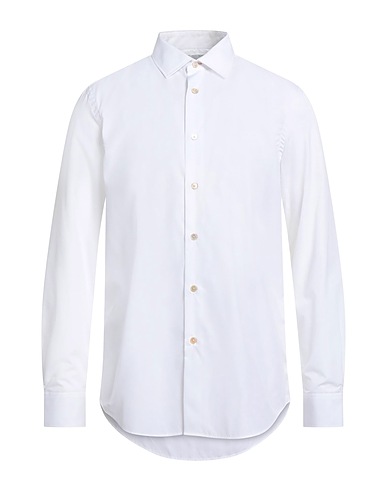 PAUL SMITH Solid color shirt White 100% Cotton