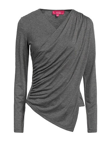 ÉCLÀ T-shirt Grey 95% Viscose, 5% Elastane