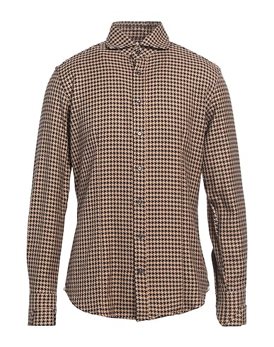 LIBERTY ROSE Camicia fantasia Cammello 100% Cotone