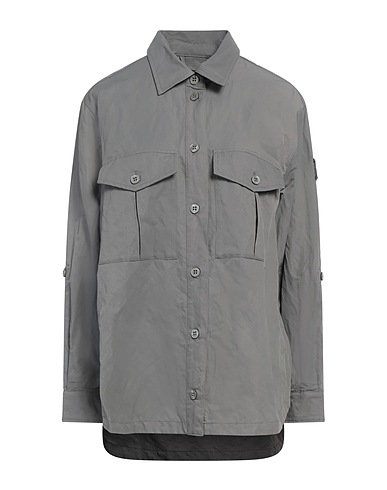 HISTORIC Camicie e bluse tinta unita Grigio 80% Cotone, 20% Lino
