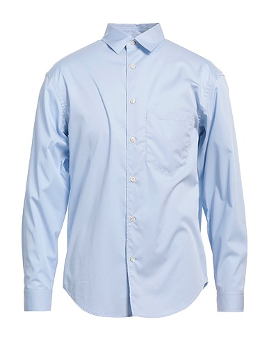 DNL Solid colour shirt Sky blue 100% Cotton