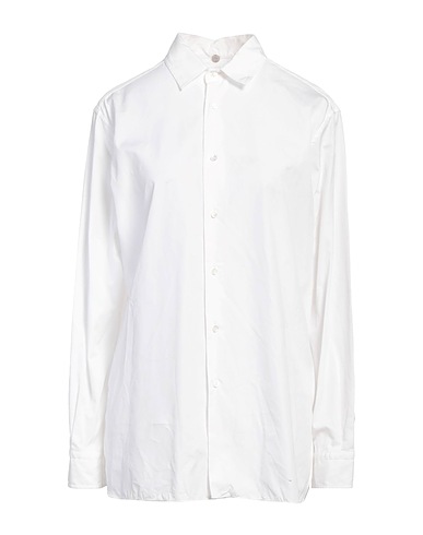 N_8 Solid colour shirts & blouses White 100% Cotton
