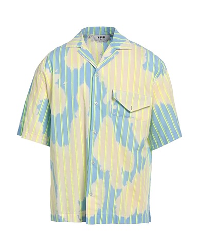 MSGM Shirts Beige 90% Cotton, 10% Polyester