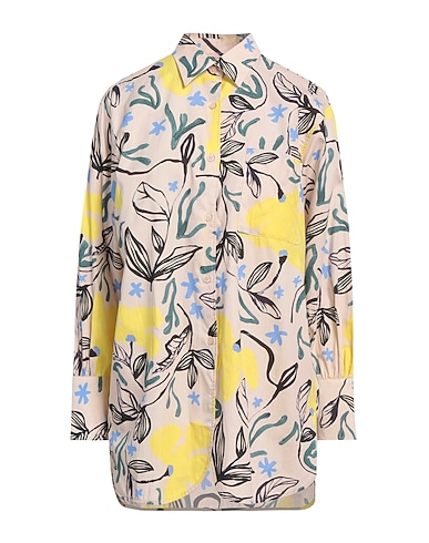 PS PAUL SMITH Floral shirts & blouses Beige 100% Organic cotton