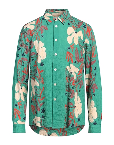 PS PAUL SMITH Patterned shirt Green 100% Cotton