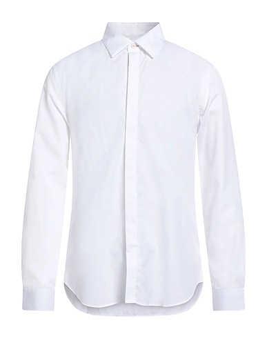 PAUL SMITH Solid colour shirt White 100% Cotton