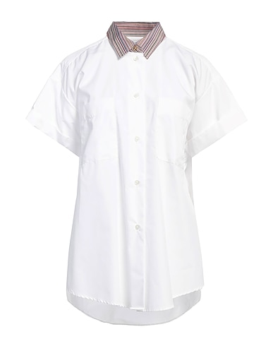 PAUL SMITH Solid colour shirts & blouses White 100% Cotton