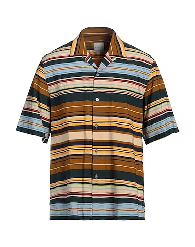 PAUL SMITH Striped shirt 86% Viscose, 14% Nylon