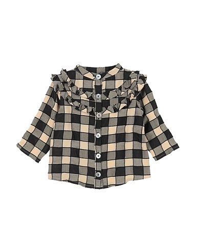 MINIMU' Patterned shirts & blouses Beige 83% Viscose, 17% Polyamide