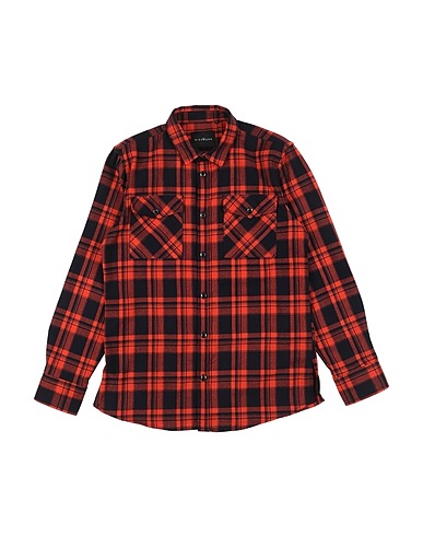 JOHN RICHMOND Patterned shirt Orange 100% Cotton