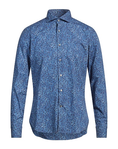 GHIRARDELLI Patterned shirt Blue 100% Cotton