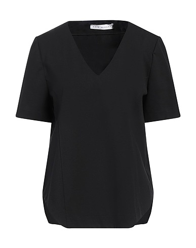 CHIE MIHARA Top Black 52% Cotton, 40% Polyamide, 8% Elastane