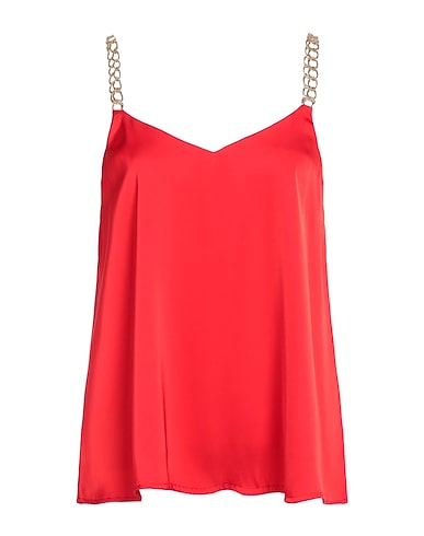 GAI MATTIOLO Top ROSSO 97% Polyester, 3% Elastane