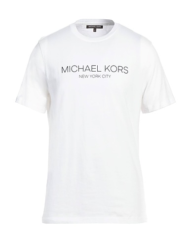MICHAEL KORS MENS T-shirt Bianco 100% Cotone