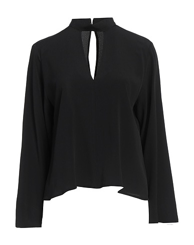 8PM Top Black 69% Acetate, 31% Silk