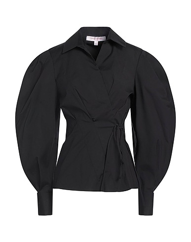 CAROLINA HERRERA Top Black 97% Cotton, 3% Elastane