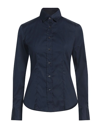 XACUS Solid colour shirts & blouses 96% Cotton, 4% Elastane