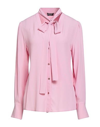 LIU •JO Camicie e bluse tinta unita Rosa 82% Acetato, 18% Seta