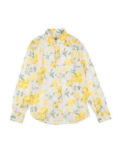 NUPKEET Patterned shirt Off white 55% Linen, 45% Cotton