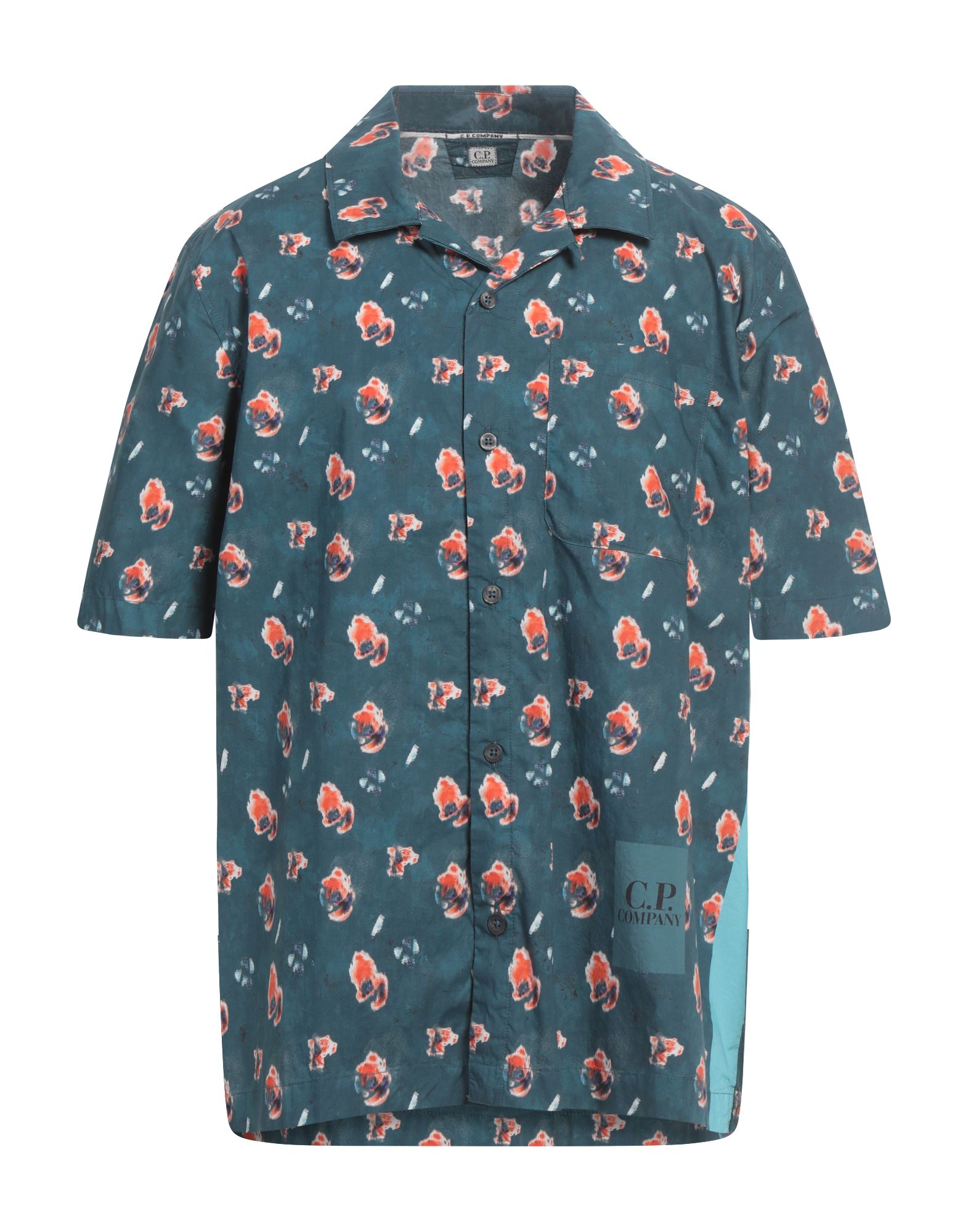 SACAI | 柄入りシャツ ミリタリーグリーン メンズ | YOOX
