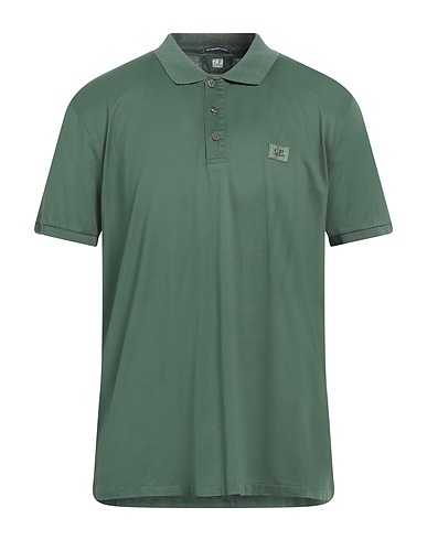 C.P. COMPANY Polo shirt Green 100% Cotton