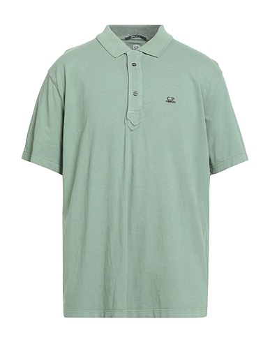 C.P. COMPANY Polo shirt Sage green 100% Cotton
