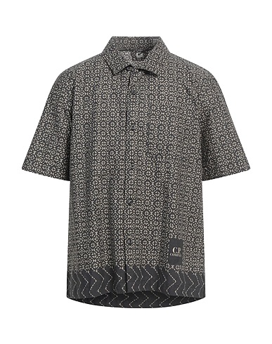 C.P. COMPANY Patterned shirt Charcoal 100% Cotton