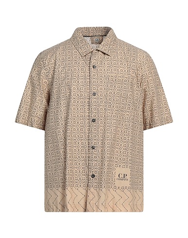 C.P. COMPANY Patterned shirt Sand 100% Cotton