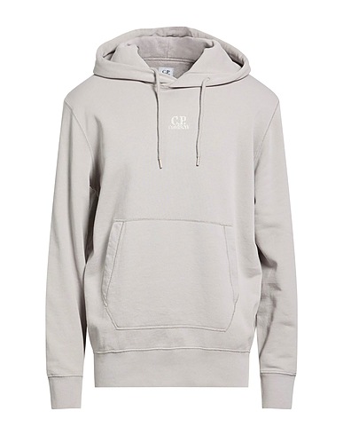 C.P. COMPANY Hooded track jacket GRIGIO 100% Cotton
