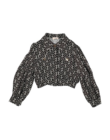 ELISABETTA FRANCHI Camicie  e bluse fantasia LA MIA BAMBINA Nero 100% Viscosa
