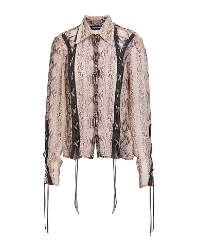 ANGELO MARANI Silk shirts & blouses Taupe 100% Silk