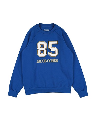 JACOB COHЁN Felpa Blu 100% Cotone, Elastan