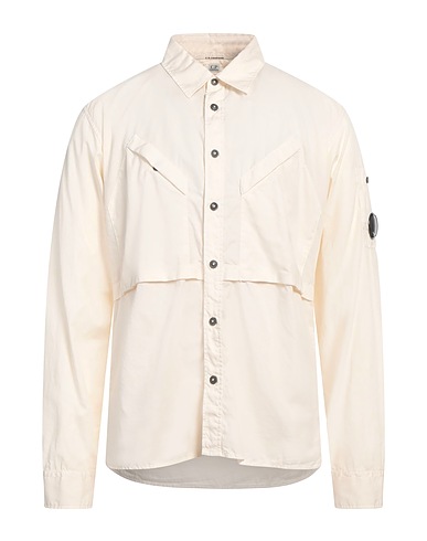 C.P. COMPANY Shirts Ivory 100% Cotton