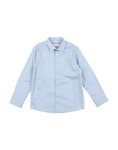 PACIOTTI Solid colour shirt 97% Cotton, 3% Elastane