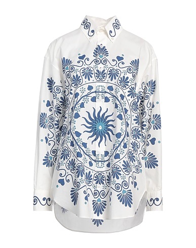 LA DOUBLE J Floral shirts & blouses White 100% Cotton