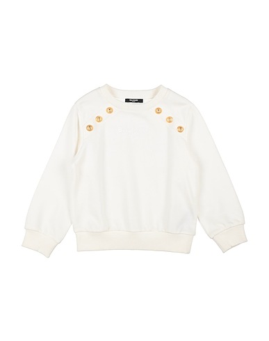 BALMAIN Sweatshirt White 100% Cotton, Elastane