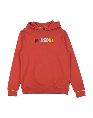 MISSONI KIDS Sweatshirt Rust Textile fibres, Cotton, Elastane