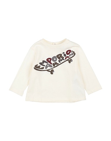 EMPORIO ARMANI T-shirt Ivory 100% Cotton