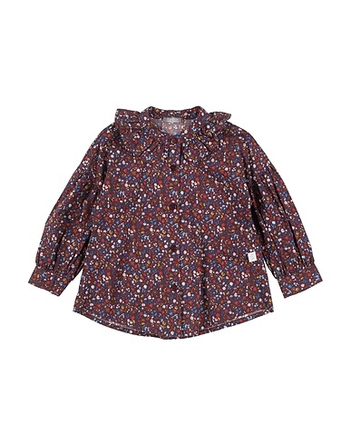 IL GUFO Patterned shirts & blouses Plum 100% Cotton