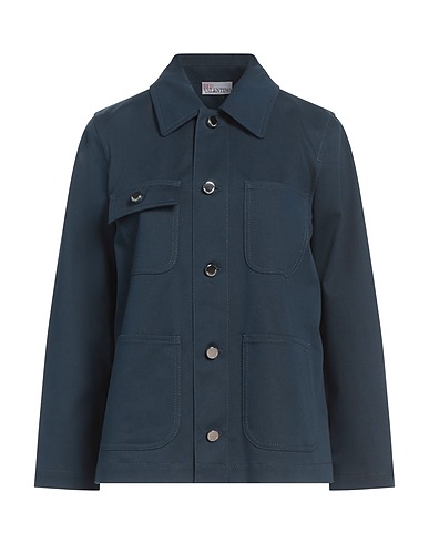REDValentino Giubbotto Blu navy 97% Cotone, 3% Elastan