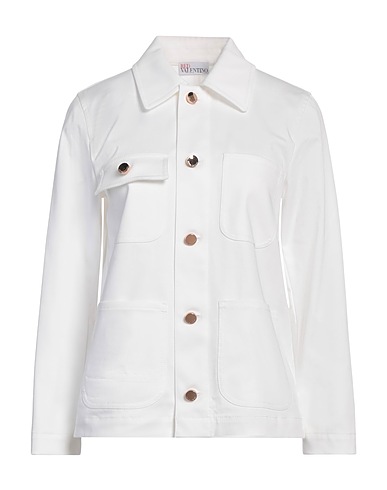 REDValentino Giubbotto Bianco 97% Cotone, 3% Elastan