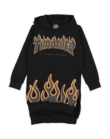 THRASHER Hooded track jacket 95% Cotton, 5% Elastane