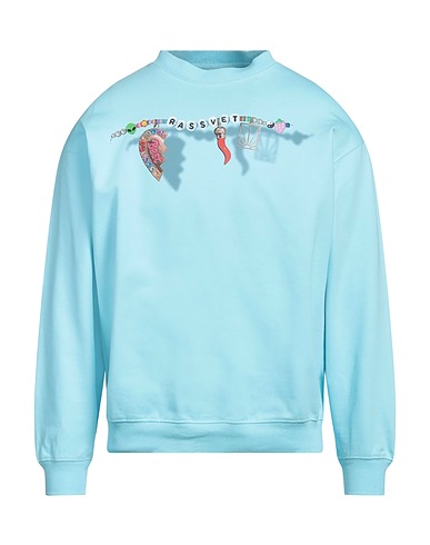 RASSVET Sweatshirt Sky blue 100% Cotton