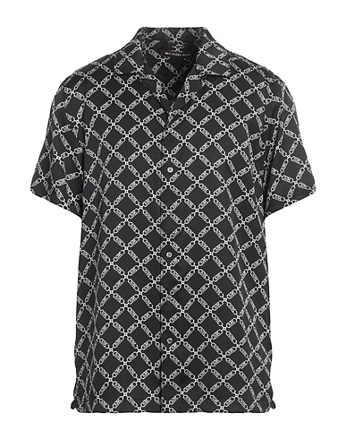 MICHAEL KORS MENS Patterned shirt Black 100% Polyester