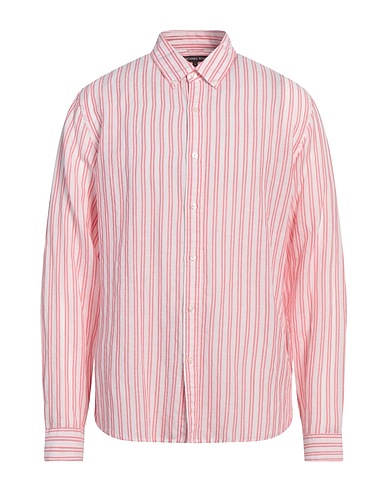 MICHAEL KORS MENS Camicia a righe Corallo 55% Lino, 45% Tencel™