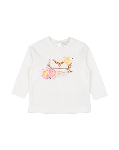 MONNALISA T-shirt White 100% Cotton