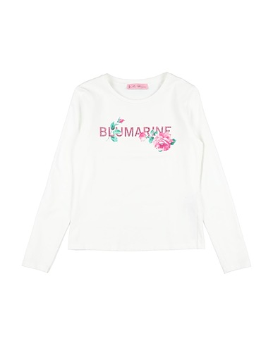 MISS BLUMARINE T-shirt White 95% Cotton, 5% Elastane