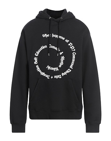PUBLIC POSSESSION Hooded sweatshirt Black 58% Cotton, 42% Polyester
