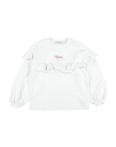 PHILOSOPHY di LORENZO SERAFINI Felpa KIDS Bianco 94% Cotone, 6% Elastan