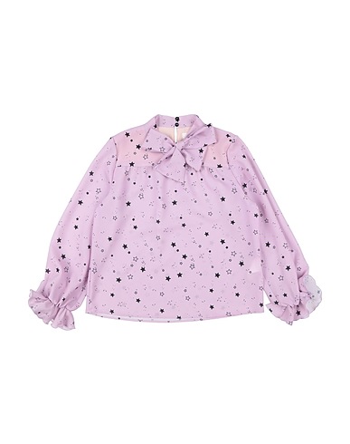 VICOLO Patterned shirts & blouses GIRL Lilac 100% Polyester